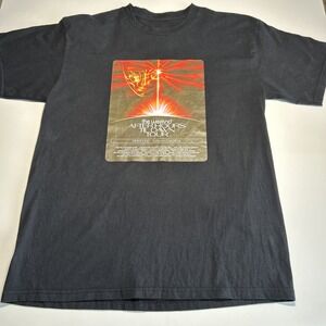 The Weeknd After Hours Til Dawn 2022 Tour Black T-Shirt Size Large Graphic EUC